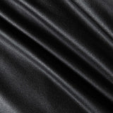 Lyra | Figuuraccentuerende Kunstlederen Minirok met asymmetrische Drapering en gouden Decoratiespeld