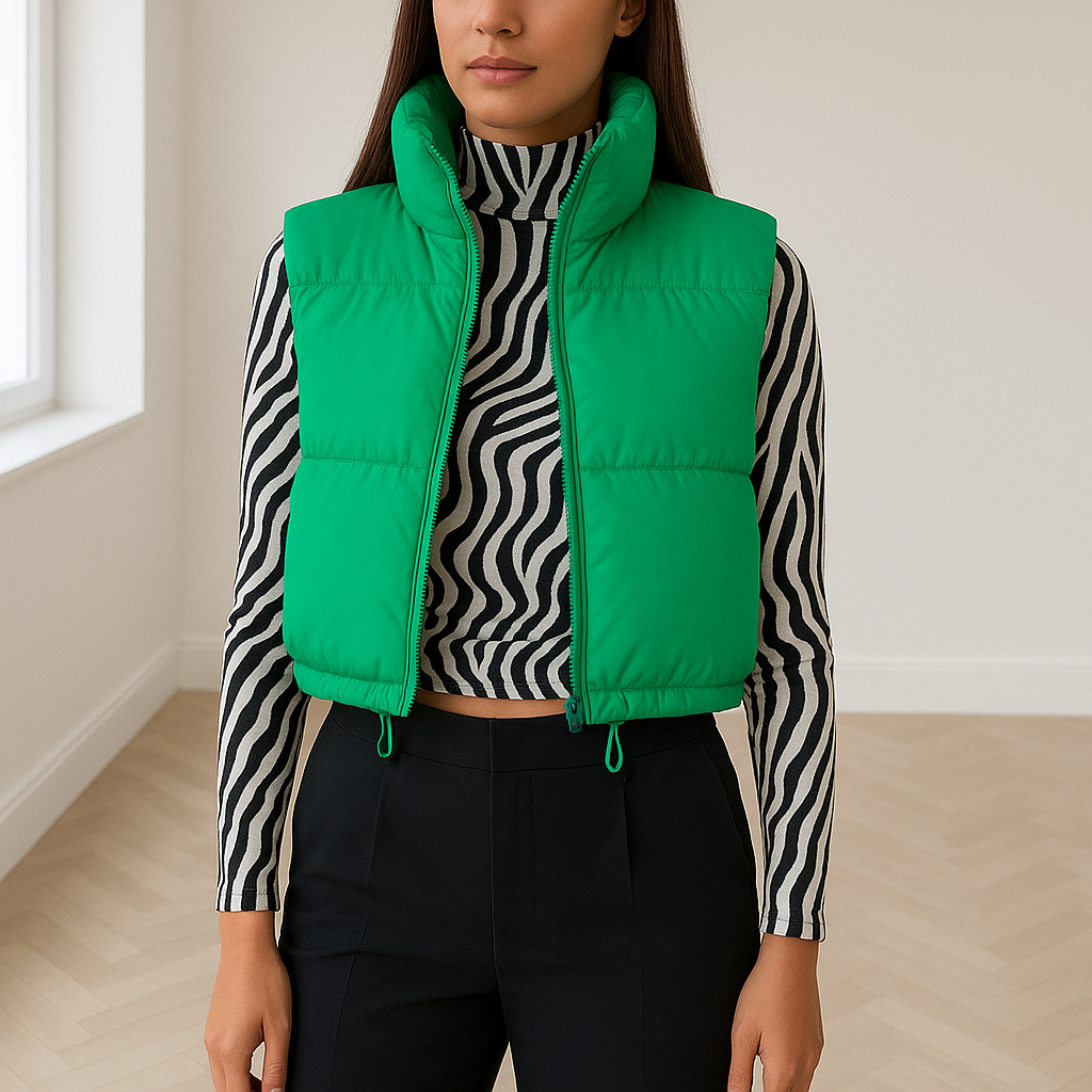 Remine | Cropped Puffer Bodywarmer