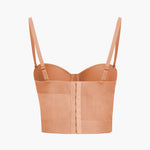 Ida | Figuuraccentuerende Bustier-top met Beugelcups en Transparante Mesh-Structuur