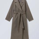 Emilia | Lange wollen mantel in oversized stijl