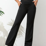 Vienna dames yogabroek | Flared yogabroek met hoge taille | Comfortabele sportbroek
