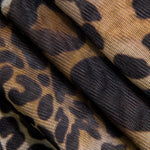 Savanna | Wilde Leopard-Minikleed met Ruches – Verleidelijk Dierenprint