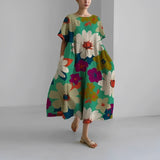 Simona™ Bohemian Maxi Jurk
