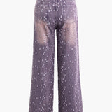 Karoline | Gewassen Wide-Leg-Jeans