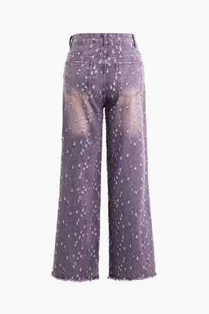 Karoline | Gewassen Wide-Leg-Jeans