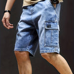 Giel™ Heren Denim Cargo Shorts