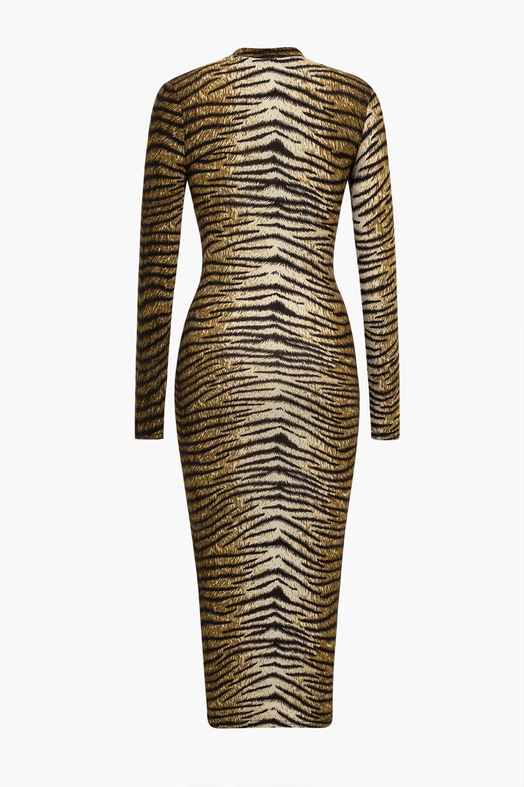 Leona | Elegante Luipaard-Print Midi-jurk – Wild & Stijlvol