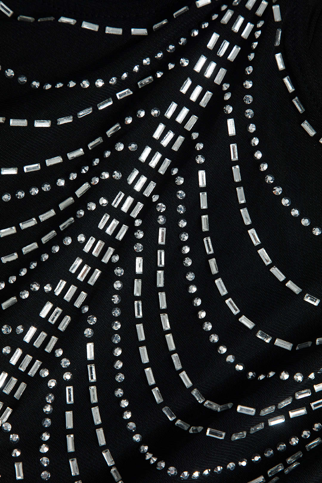 Celeste | Strass-verziend Mesh-Minikleed – Glitterende glamour voor onvergetelijke nachten
