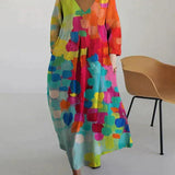 Margot™ Kleurrijke Boho Maxi Jurk