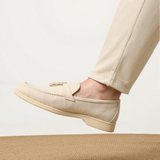 Beige Loafer met Kwasten – Elegant en Comfortabel