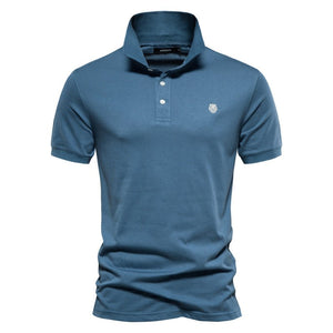 James | Tijdloos, smal gesneden herenpoloshirt
