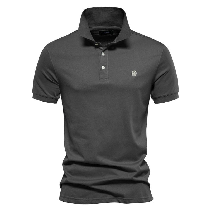 James | Tijdloos, smal gesneden herenpoloshirt