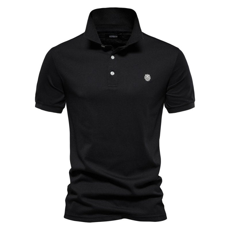 James | Tijdloos, smal gesneden herenpoloshirt