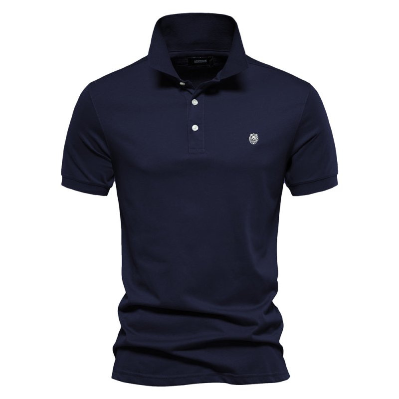 James | Tijdloos, smal gesneden herenpoloshirt