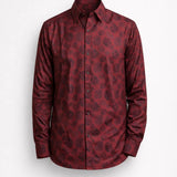 Overhemd Heren - Slim Fit Lange Mouw met Bloemenprint | Casual