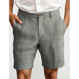 Tuur-Jan™ Heren Linnen Chino Short