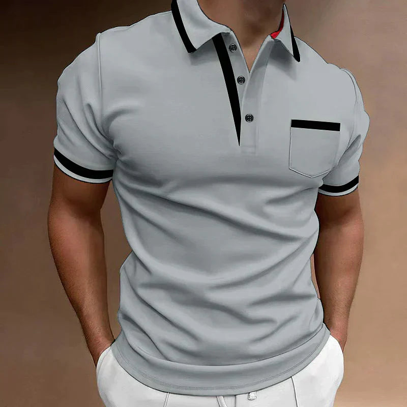 Elegante heren polo shirt voor elke gelegenheid
