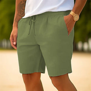 Liam™ Heren Zomerse Linnen Short