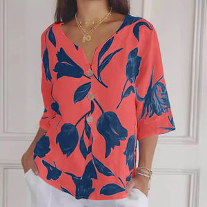 Rosie™ Zomer Bloemenshirt