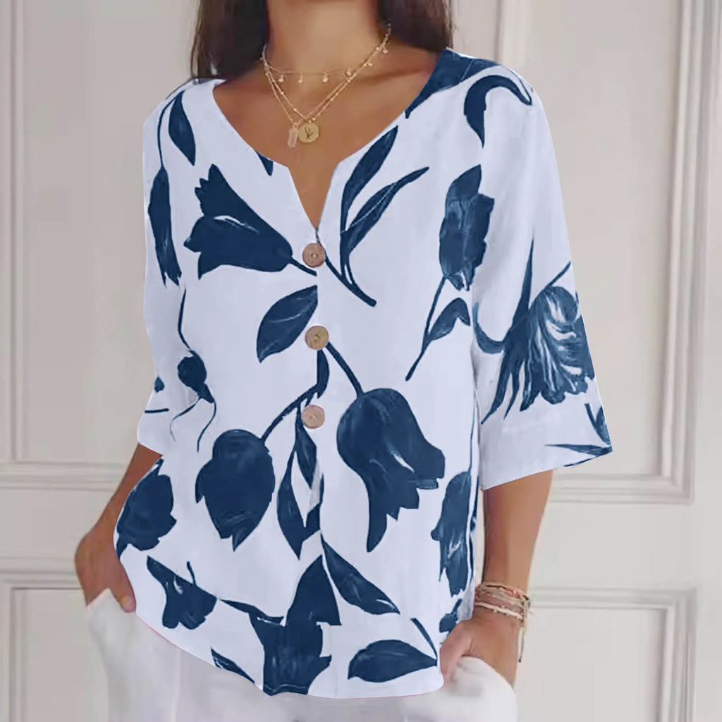 Rosie™ Zomer Bloemenshirt