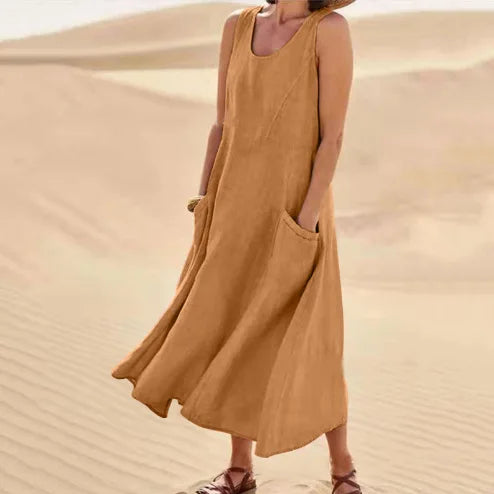 Mila™ Zomerse Mouwloze Jurk