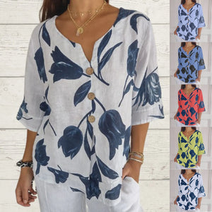 Rosie™ Zomer Bloemenshirt