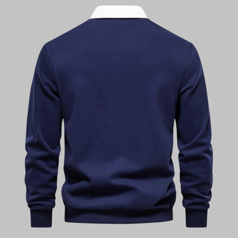 Klassieke™ Herensweater met Polokraag