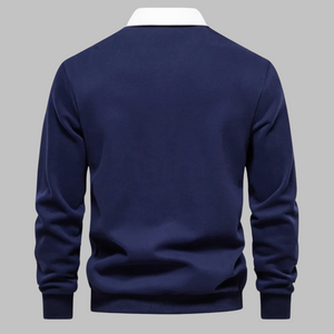 Klassieke™ Herensweater met Polokraag