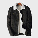 Warme Fleece Denim Jas