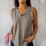 Nora™ Linnen Tanktop
