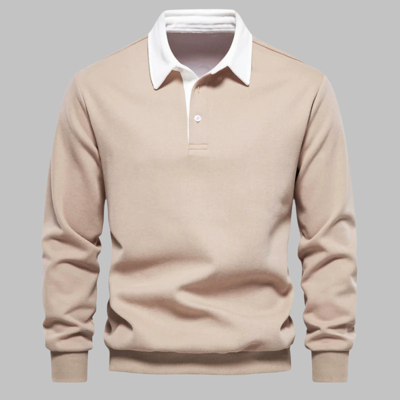 Klassieke™ Herensweater met Polokraag