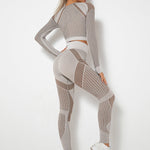 Lea | Naadloos 2-delig Sportset met Structuur-Design