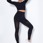 Lea | Naadloos 2-delig Sportset met Structuur-Design