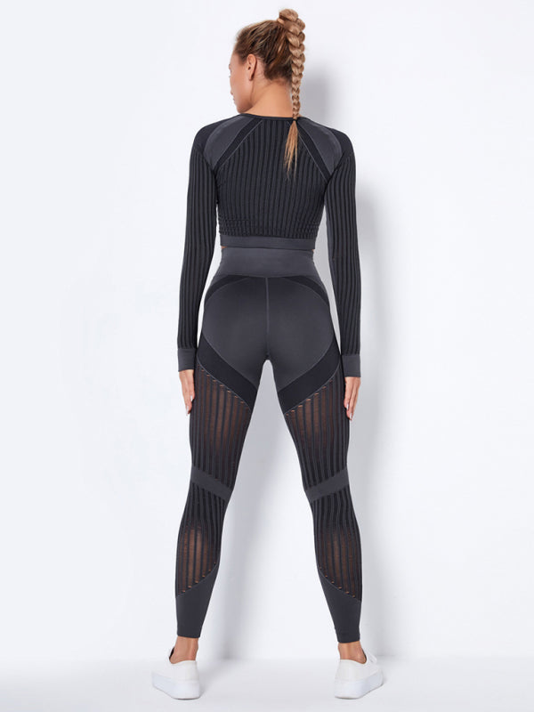 Lea | Naadloos 2-delig Sportset met Structuur-Design