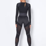 Lea | Naadloos 2-delig Sportset met Structuur-Design