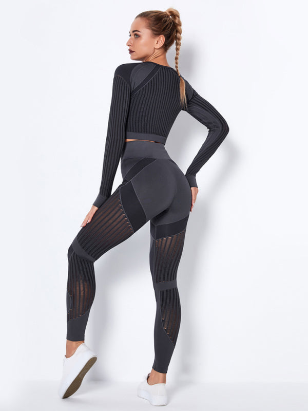 Lea | Naadloos 2-delig Sportset met Structuur-Design