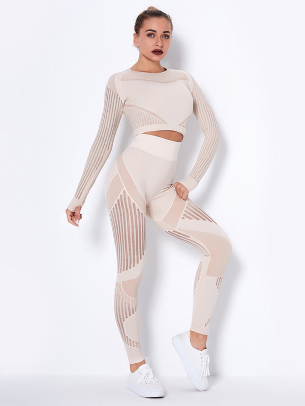 Lea | Naadloos 2-delig Sportset met Structuur-Design