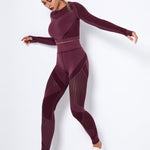 Lea | Naadloos 2-delig Sportset met Structuur-Design