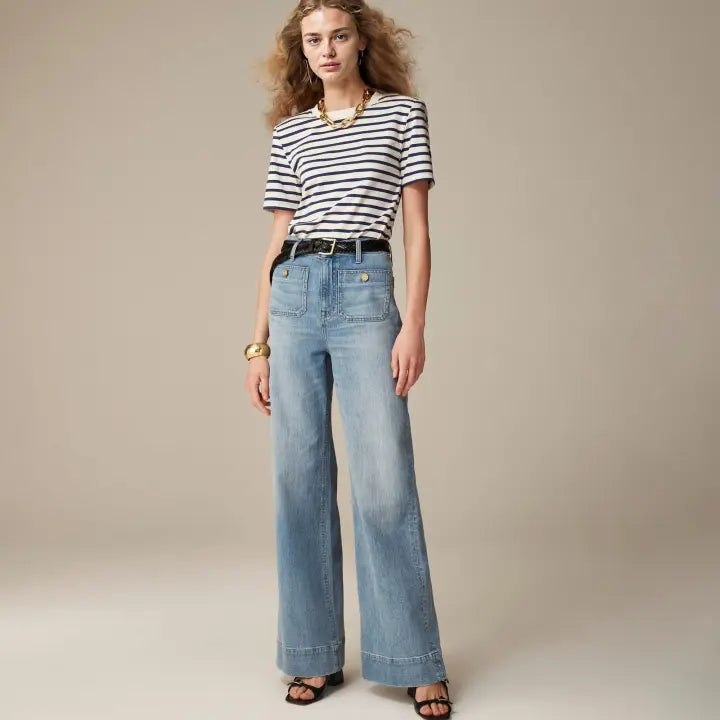 Mia | Comfortabele Jeans met Wijde Pijpen
