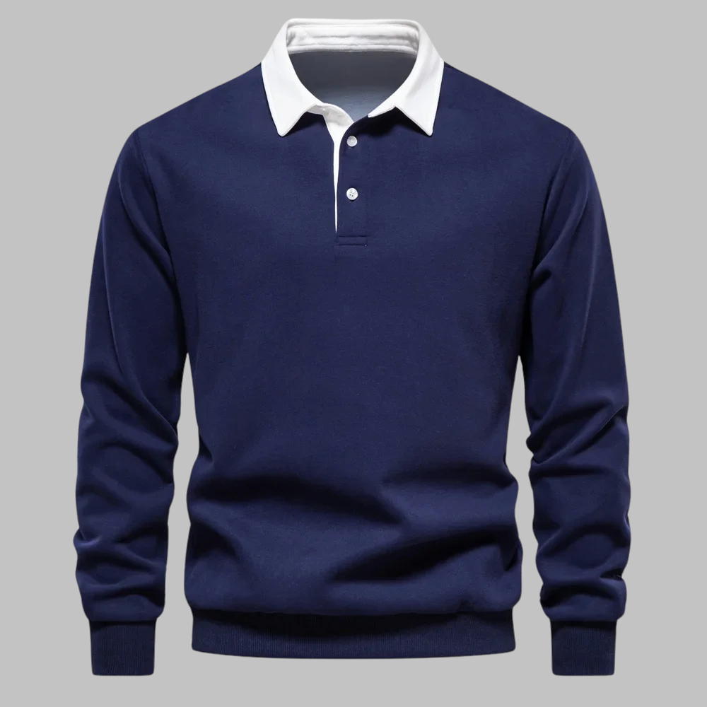 Cornelis™ Klassieke Herensweater met Polokraag