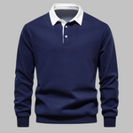 Klassieke™ Herensweater met Polokraag