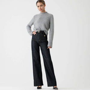 Mia | Comfortabele Jeans met Wijde Pijpen