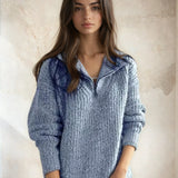 Adrianna™ Chique Half-Zip Trui Vrouw