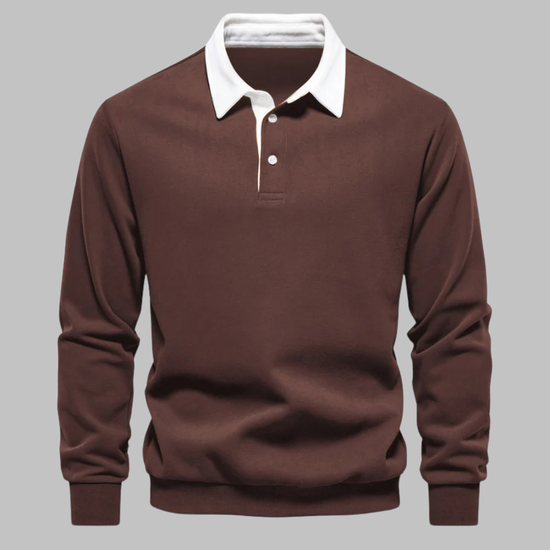Cornelis™ Klassieke Herensweater met Polokraag