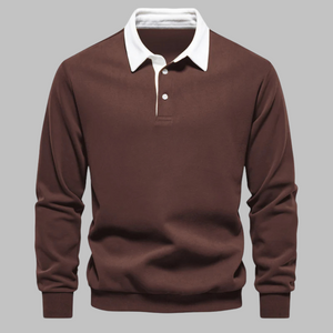 Klassieke™ Herensweater met Polokraag