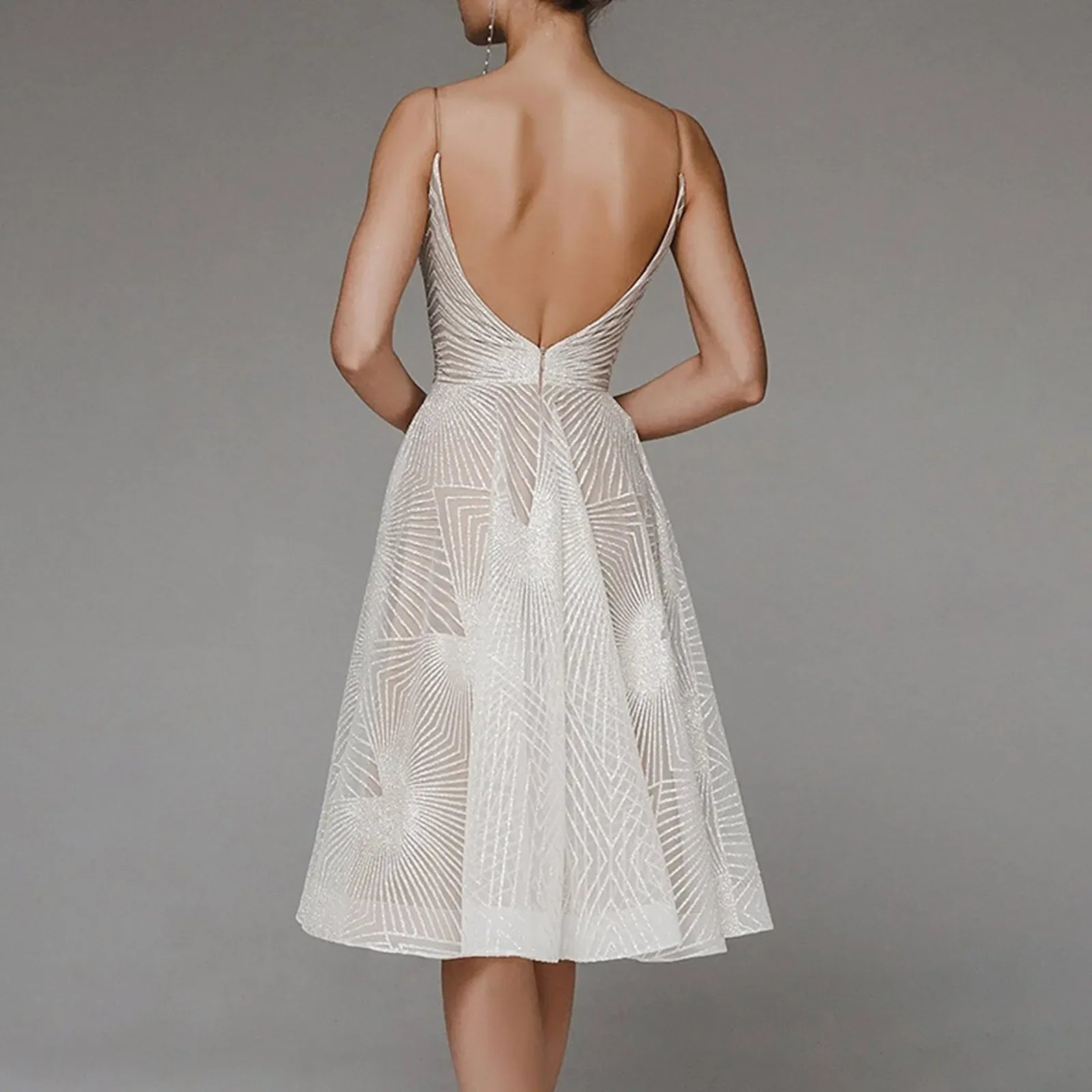 Mila™ Elegante A-lijn Cocktailjurk