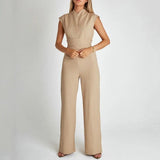 Elegant V-Neck Jumpsuit