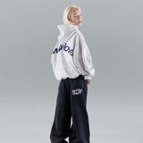 Oversized Hoodie met "With Love"-print