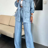 Maaike™ Glinsterende Tweedelige Set