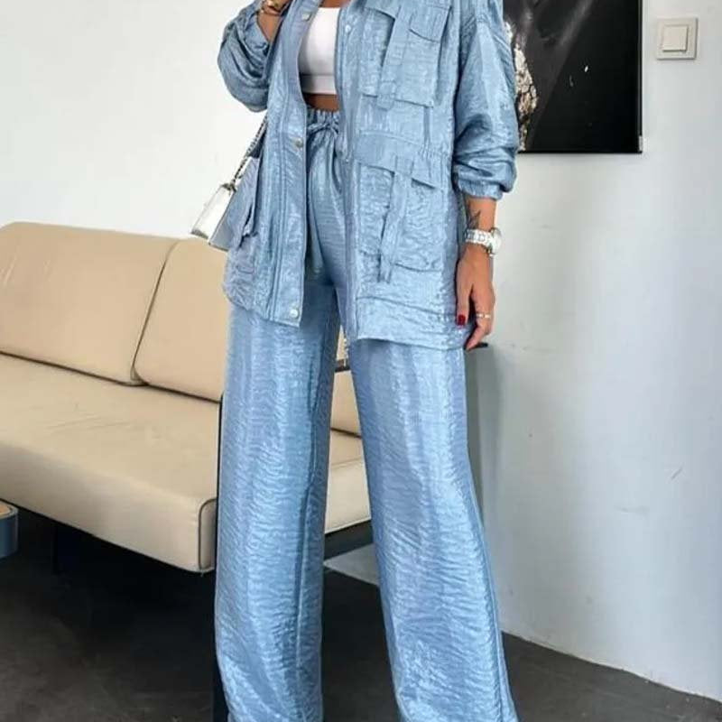 Maaike™ Glinsterende Tweedelige Set